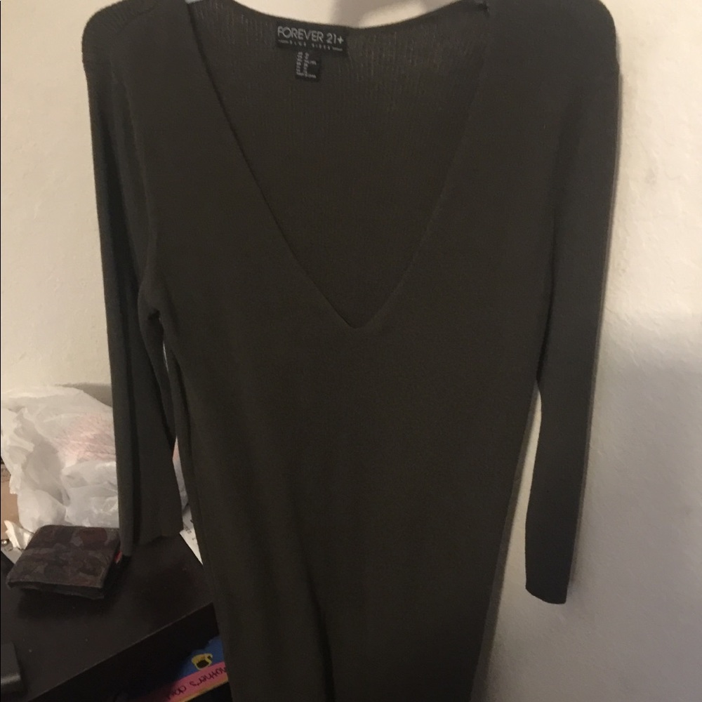 Army Green dress